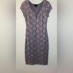 Purple sequence woman’s dress